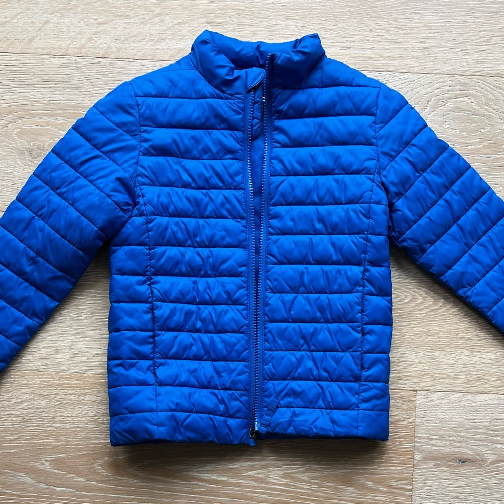 Lands End boys Thermoplume jacket/ blue size 7